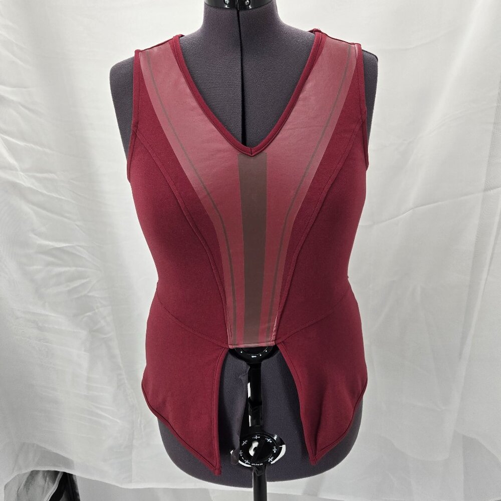 76-6 Her Universe Marvel WandaVision Scarlet Witch Replica Top Size Large L